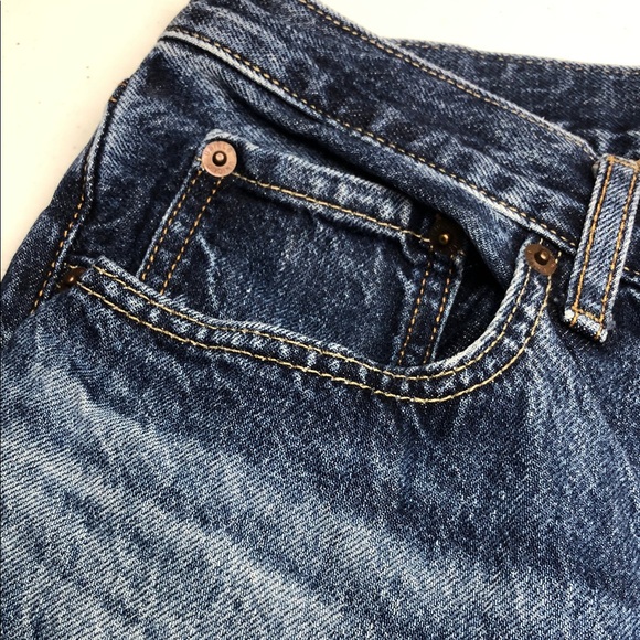 Uniqlo Men's Relaxed Denim Jeans - Classic Blue - Picture 4 of 10